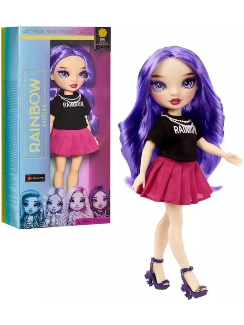 Rainbow High Doll - 30 cm Colorful Fashion Doll with Trendy Outfits